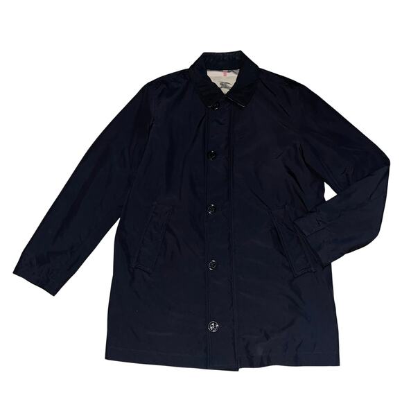 Burberry Other - Burberry Men's Jacket Medium Black Zip Button Quilted Lining M Coat Quiet Luxury